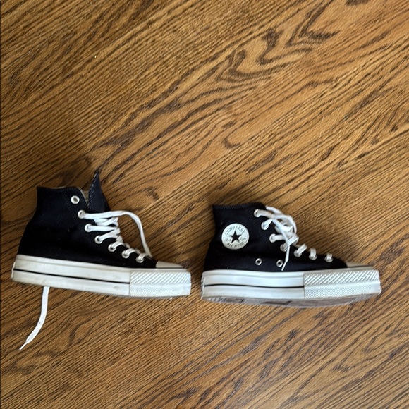 Converse Women’s Black High-Top Sneakers - Picture 6 of 8